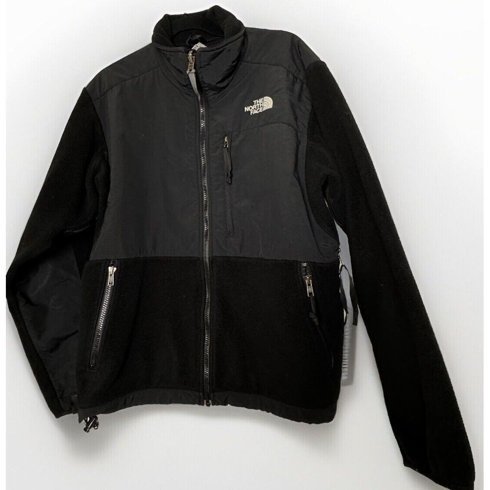 North Face Jacket Womens Black Full Zip Fleece Size Medium‎ Polartec